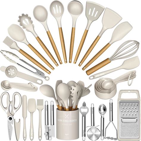 amazon silicone utensils|Amazon.com: Silicone Cooking Utensil Set,Umite .